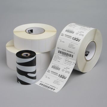 Zebra PolyE 3100T - 51mmx25mm - Glossy Polyethylene Label 