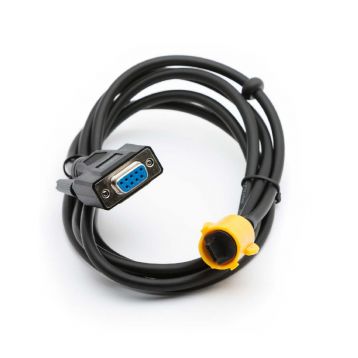 DB-9 / 14 Pin Serial Cable - Zebra QLn Series - with Voltage Reduction.