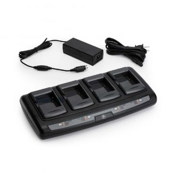 Quad Battery Charger / EU cord﻿ - Zebra ZQ110 printer﻿﻿