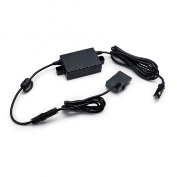 Battery Eliminator Adapter with Cigarette Lighter and 12-48V Cable - Zebra QLn/ZQ500 Series