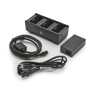 3-Unit UK Battery Charger - Zebra ZQ320