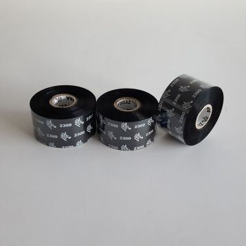 Zebra Wax 2300 - 40mmx450m - Black Ribbon