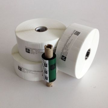 Zebra Z-Destruct PE 8100T - 51mmx25mm - Ultra-destructible polyethylene label