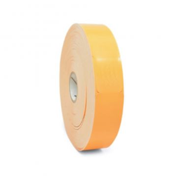 Zebra wristband on roll - Z-Band Splash ORANGE - 25mm core