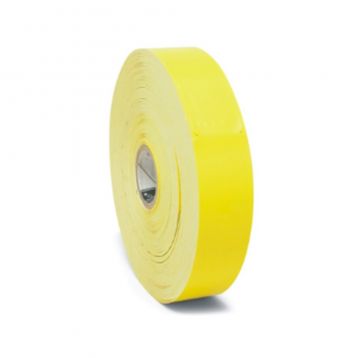 Zebra wristband on roll - Z-Band Splash YELLOW - 25mm core