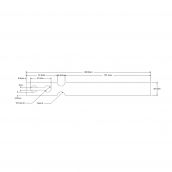 ZEBRA label Extra Tuff 180 Tag 8000T - 25mmx229mm