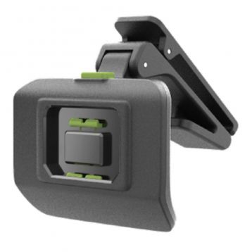 Hip Support, allows the portable terminal to be worn on a belt.