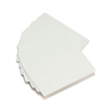 Zebra Eco White PVC Card - 0.38mm writable on the back