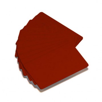 Zebra PVC Red Color Card