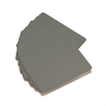 Zebra PVC Metallic Silver Color Card