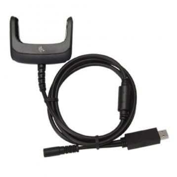 Clip-on charging and communication cable for RFD40