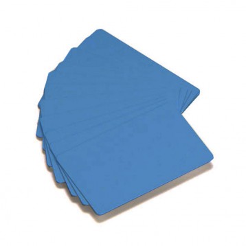 Zebra PVC Blue Color Card
