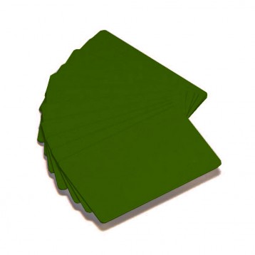 Zebra PVC Green Color Card