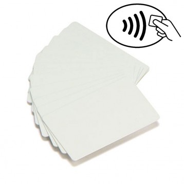 White Zebra PVC UHF, RFID Card