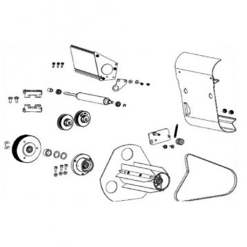 Kit Media Rewind Upgrade for ZEBRA ZT510