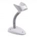 Weighted and flexible stand in white