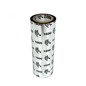 Zebra Wax 1600 Sample - 110mmx50m - Black Ribbon