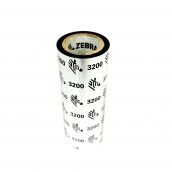 Echantillon Zebra Cire 1600 - 110mmx74m - Ruban noir