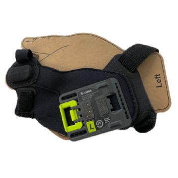 Zebra mounting bracket with integrated trigger for left-handers