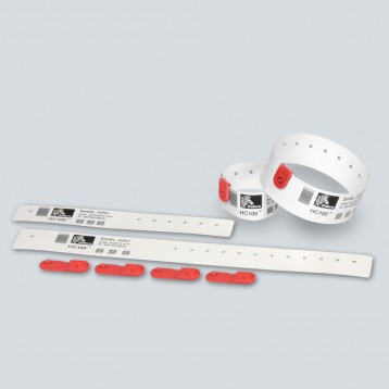RED Clips for ZEBRA Quickclip Bracelets